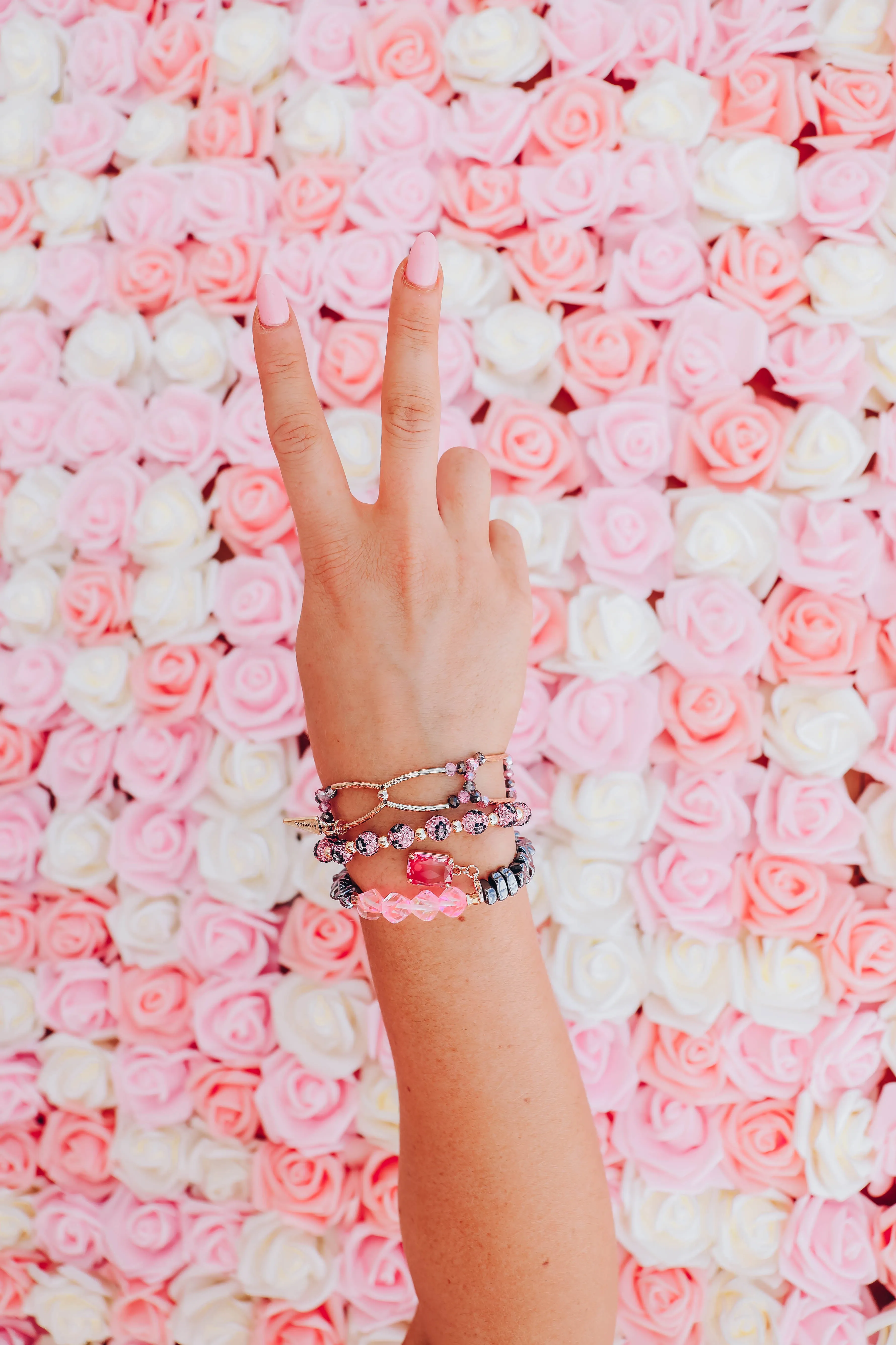 Crisscross Starter Stack by Erimish - Black & Pink