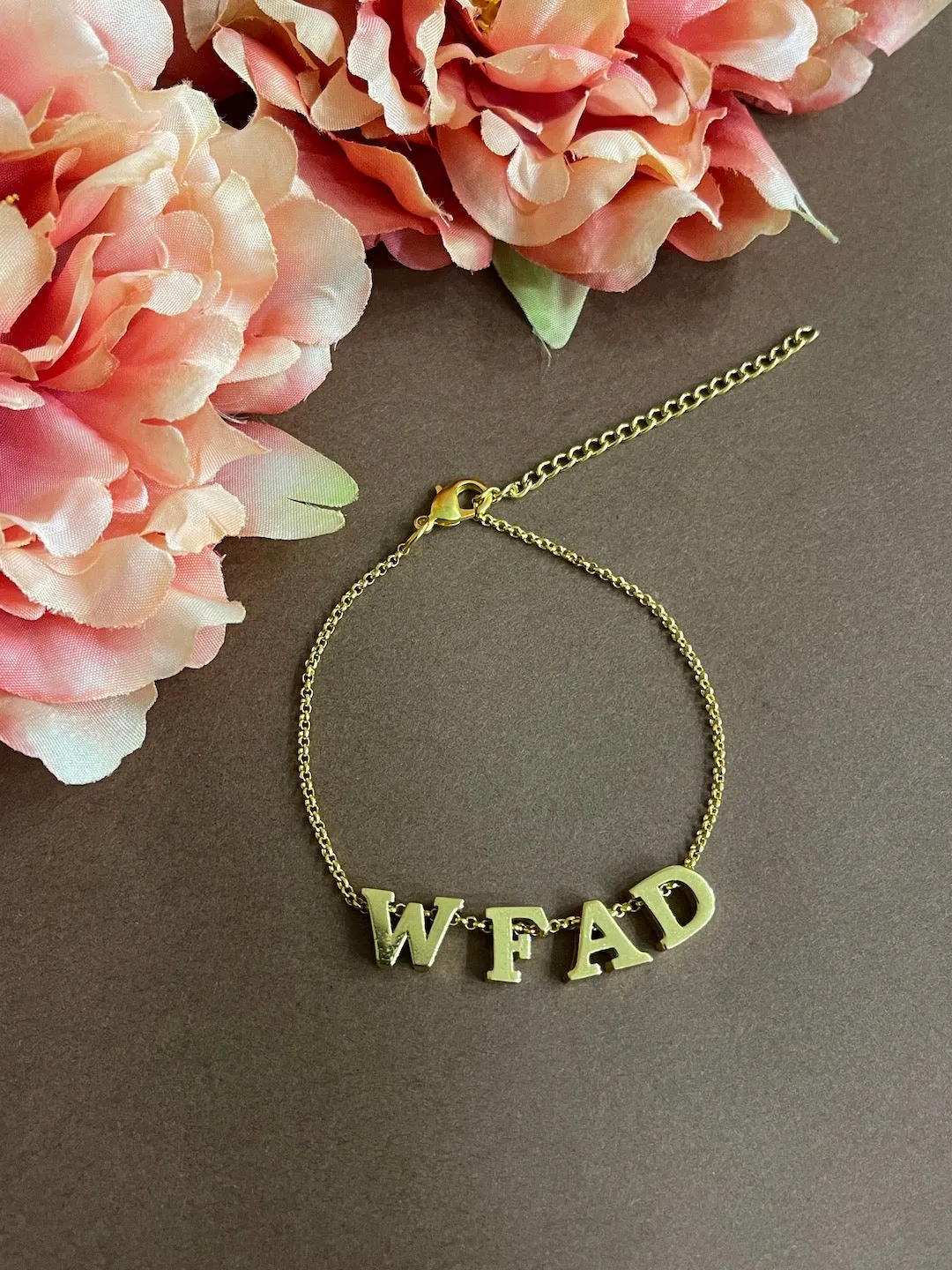 Custom Gold-Plated Personalized Name Bracelets