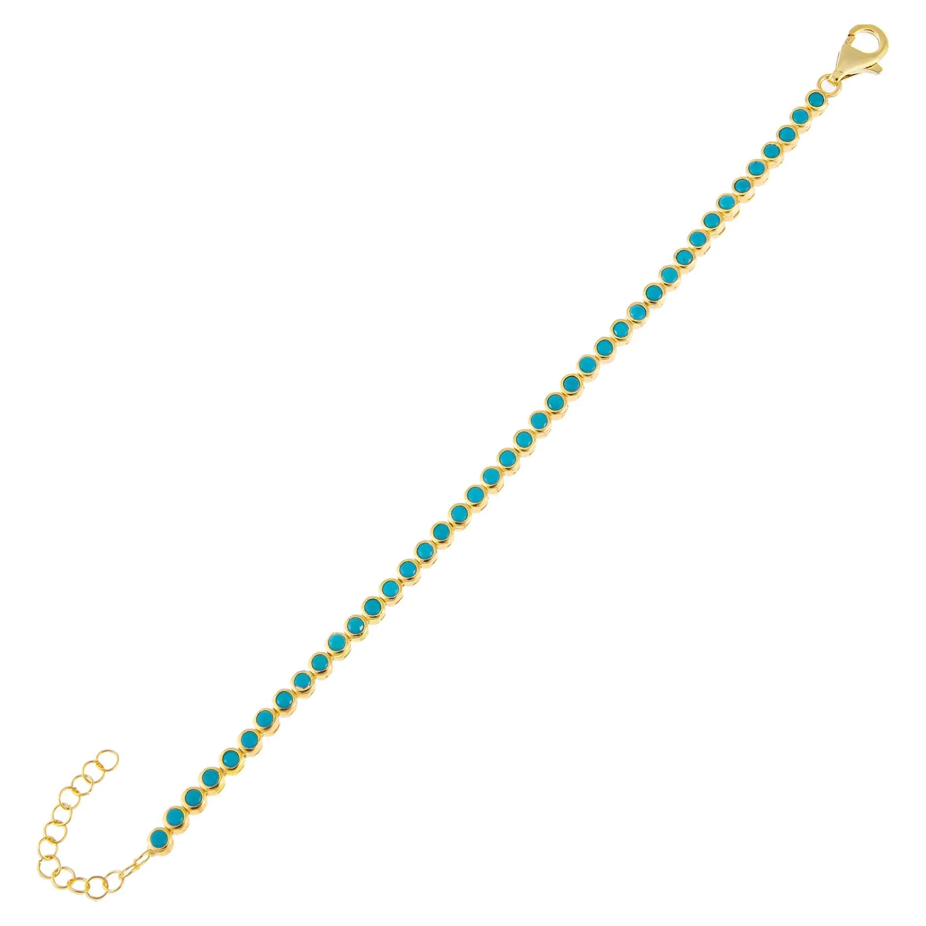 CZ Bezel Bracelet