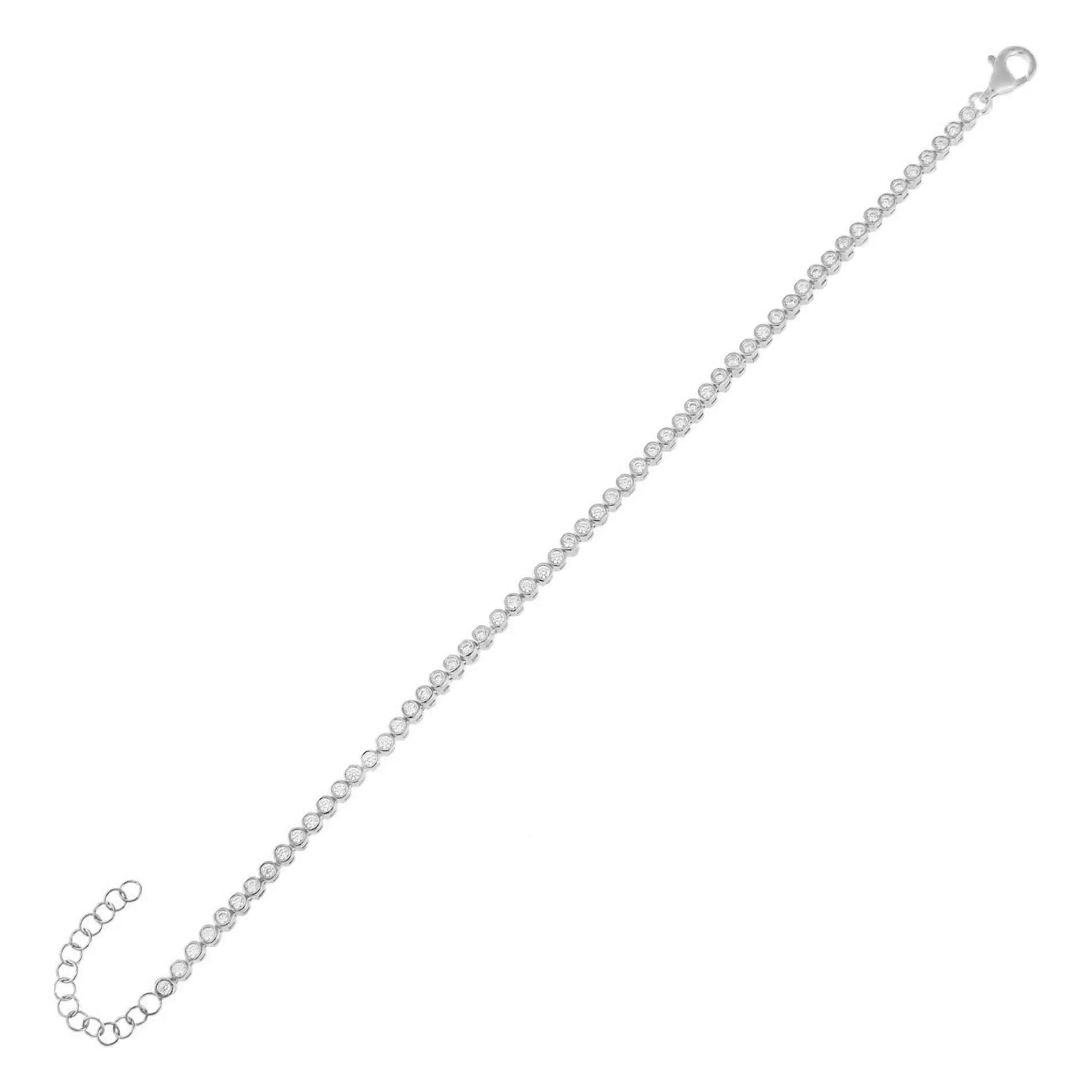 CZ Bezel Bracelet