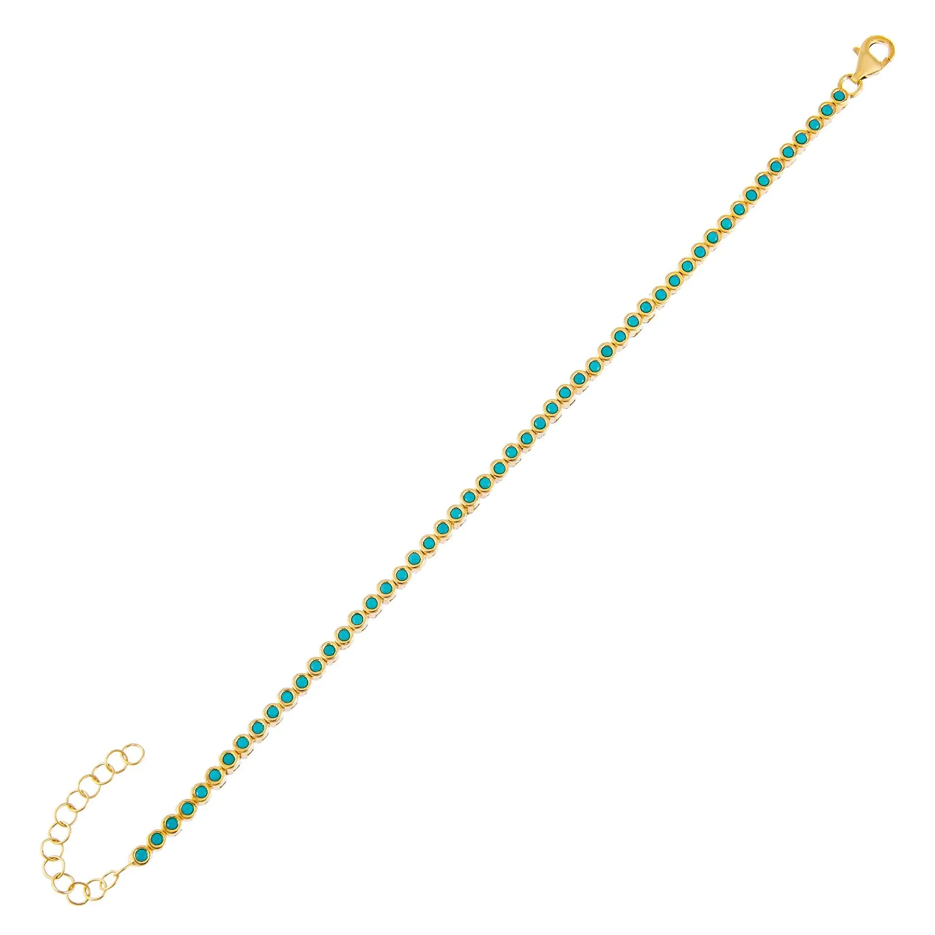 CZ Bezel Bracelet