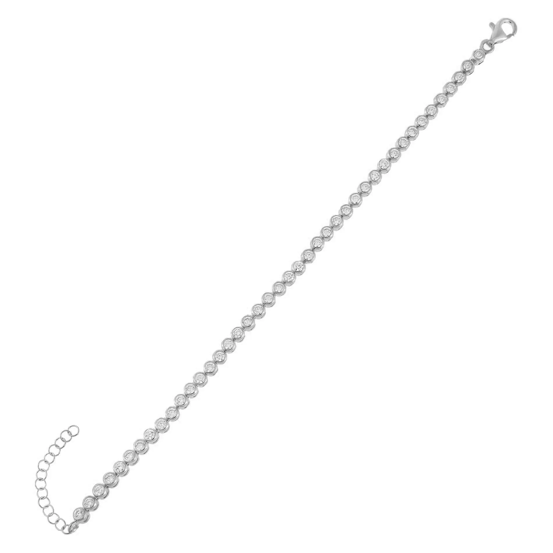 CZ Bezel Bracelet