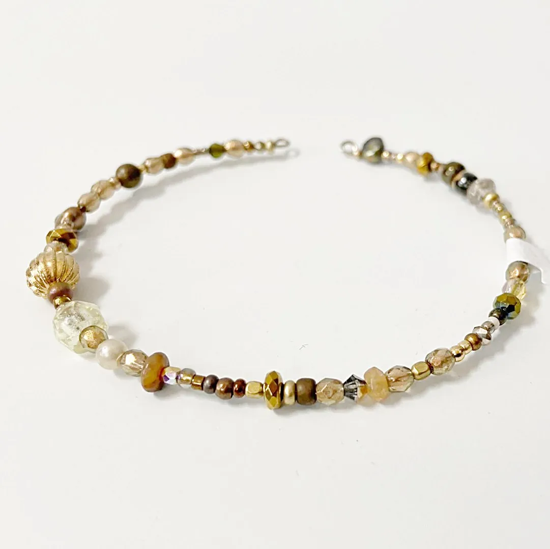 Dainty Beaded cuff
