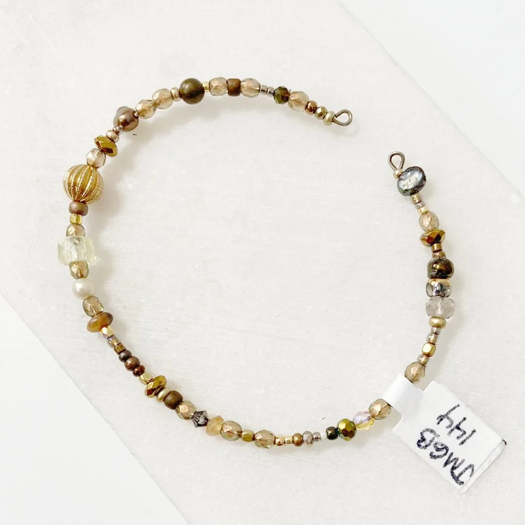 Dainty Beaded cuff