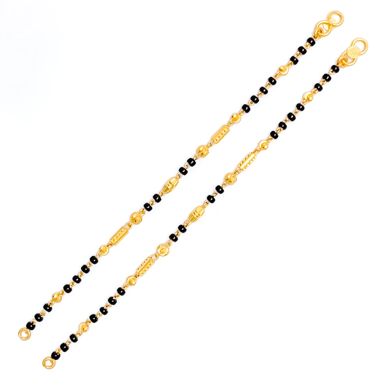 Dainty Special 22k Gold Baby Bracelet Pair