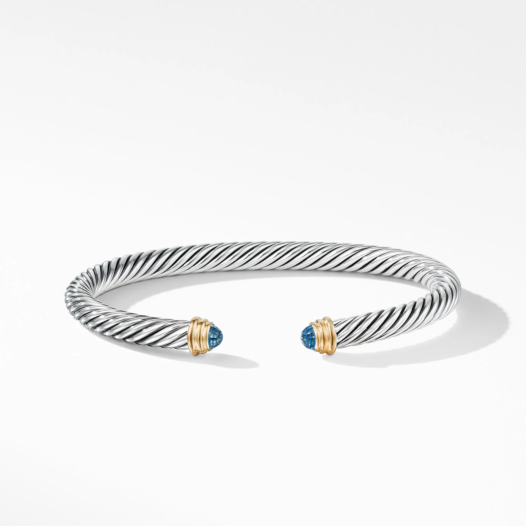 David Yurman  Bracelet in Silver and 14-Karat Yellow Gold