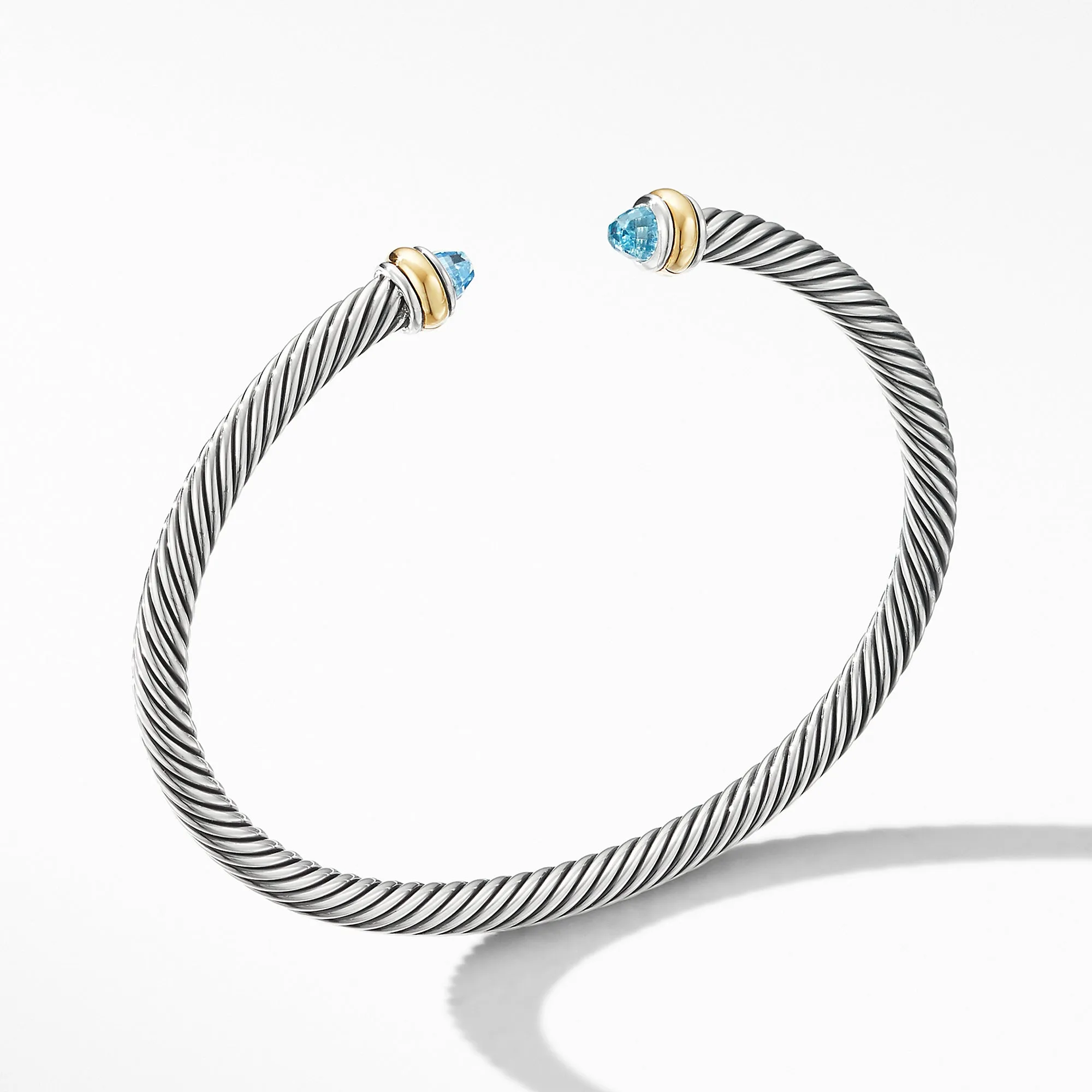 David Yurman  Bracelet in Silver and 18-Karat Yellow Gold
