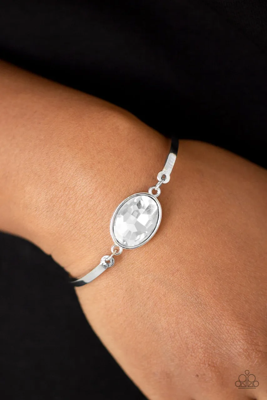 Definitely Dashing White Paparazzi Bracelet