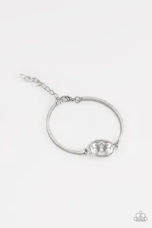 Definitely Dashing White Paparazzi Bracelet