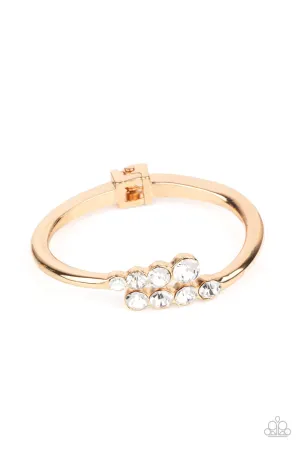 Defying Dazzle Gold Paparazzi Bracelet