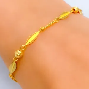 Delightful Unique 22K Gold Bracelet