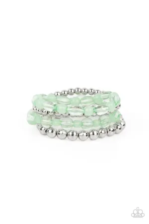 Delightfully Disco Green Paparazzi Bracelet