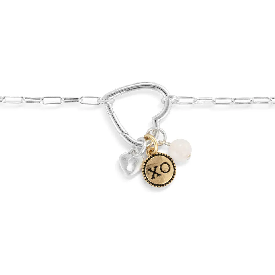 Demdaco Your Journey Love Bracelet Jewelry Set - Silver