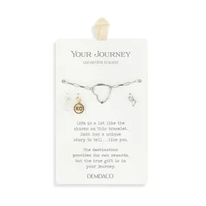 Demdaco Your Journey Love Bracelet Jewelry Set - Silver