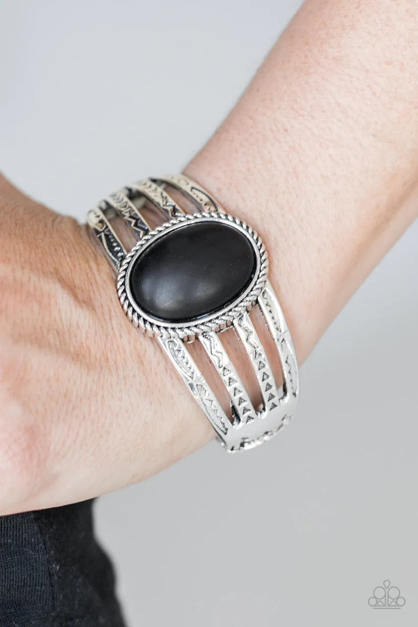 Desert Glyphs Black Paparazzi Bracelet