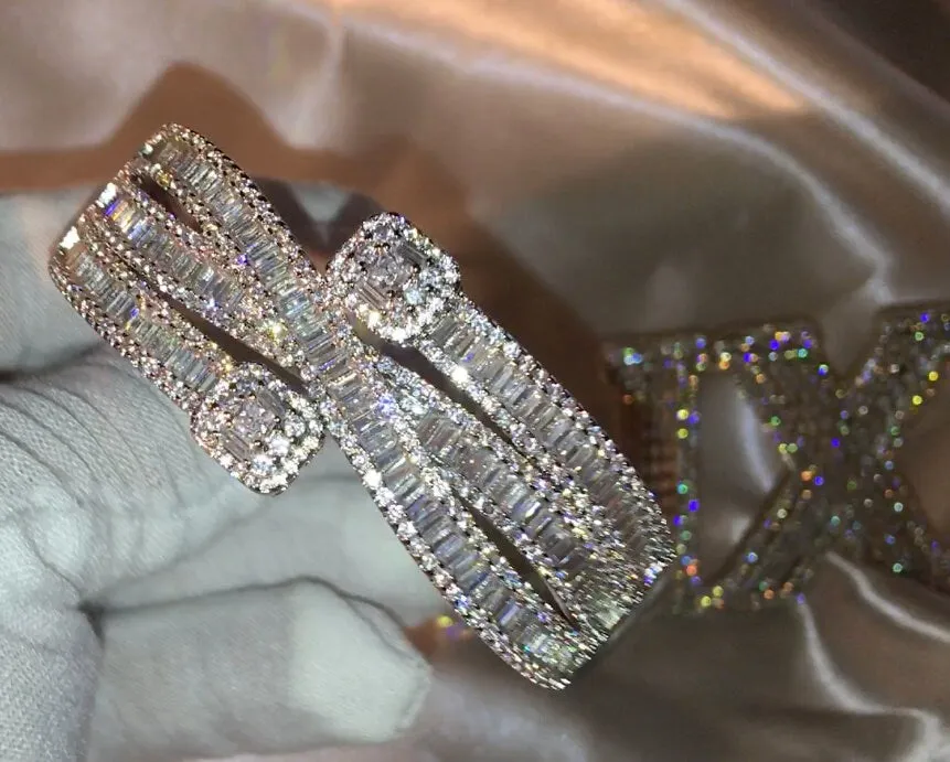 Diamond Bangle | Womens Bracelet | Baguette Bracelet | Bangle