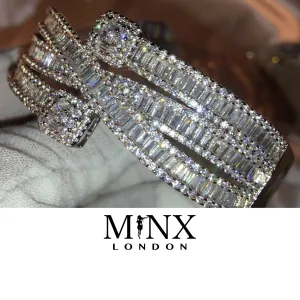 Diamond Bangle | Womens Bracelet | Baguette Bracelet | Bangle