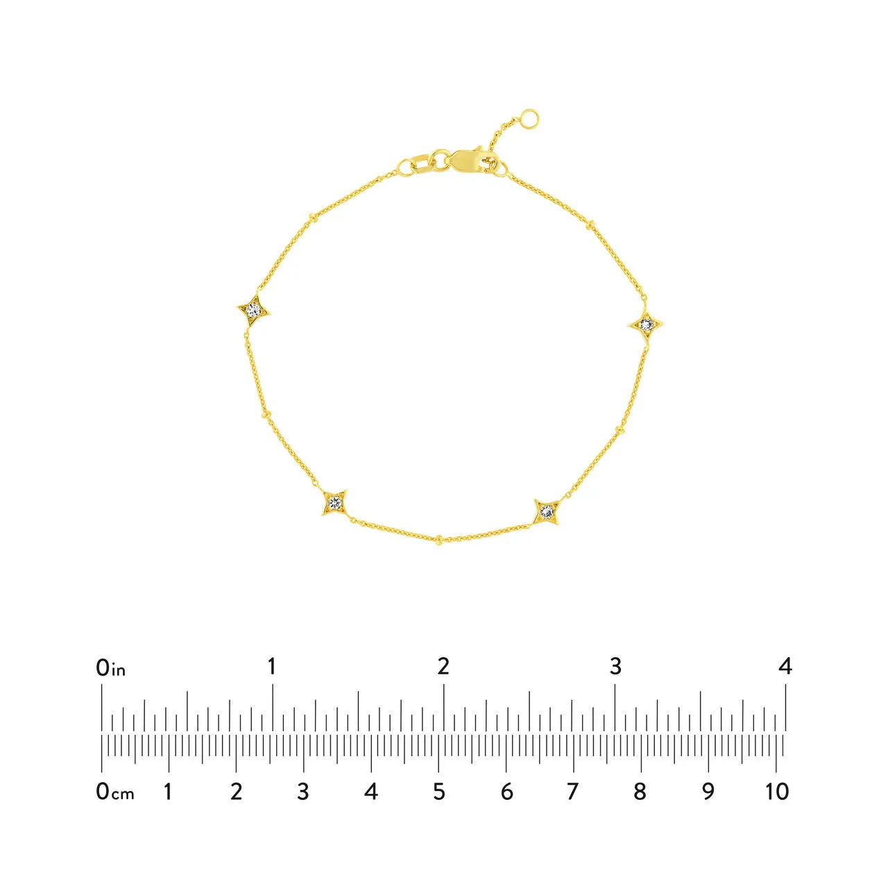 Diamond Star Gold Bracelet
