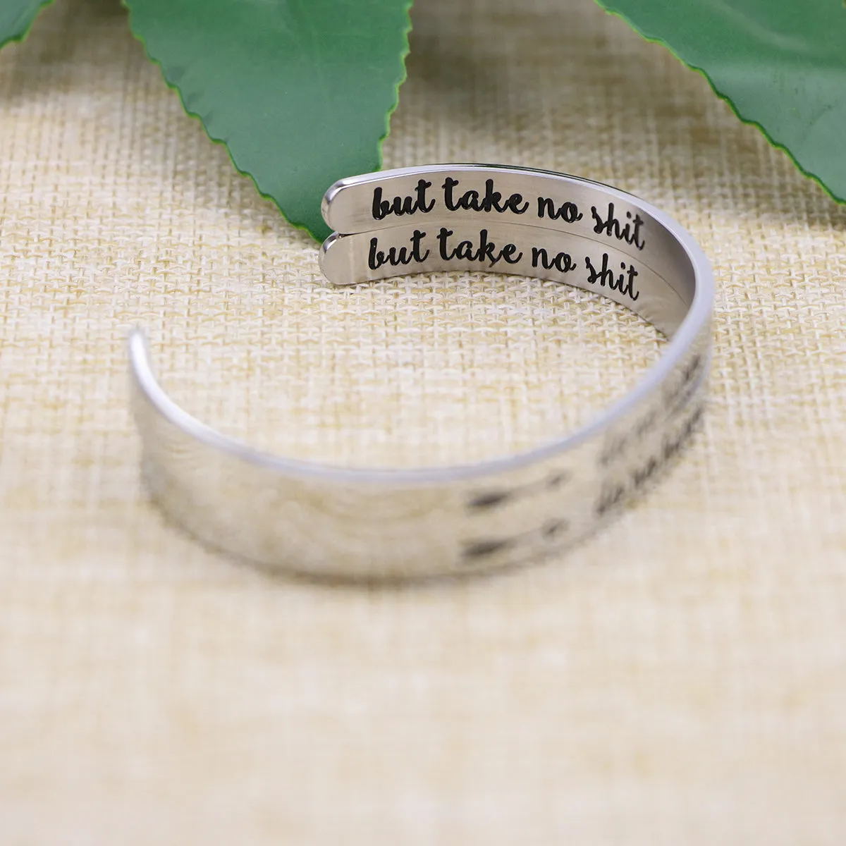 Do No Harm But Take No Shit Set of 2 Bracelets