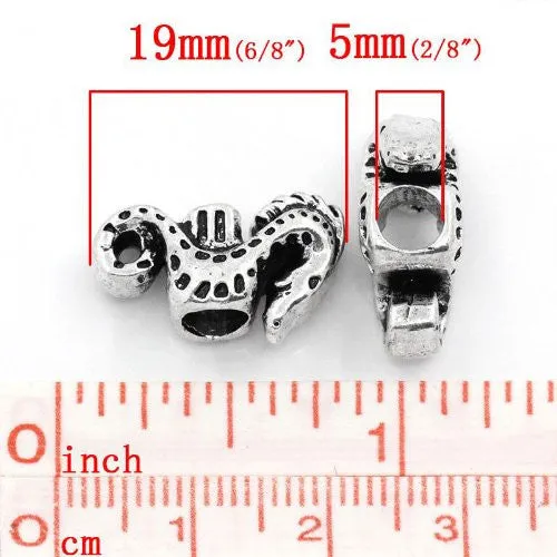 Dragon Bead Spacer for Snake Chain Charm Bracelet
