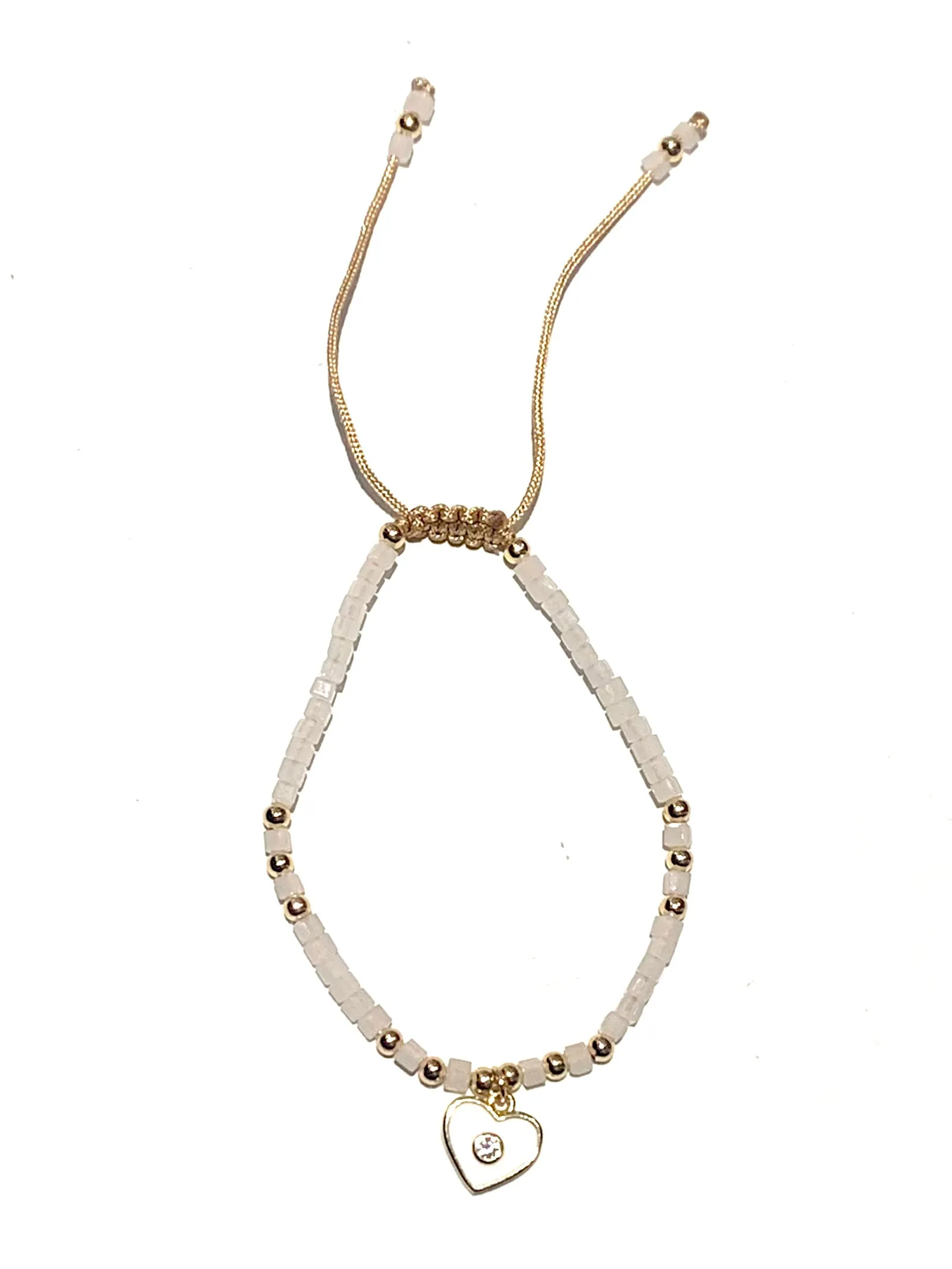 E-HC DESIGNS- Mini Crystal Bracelet With Pendant (More Colors and Pendants Available)