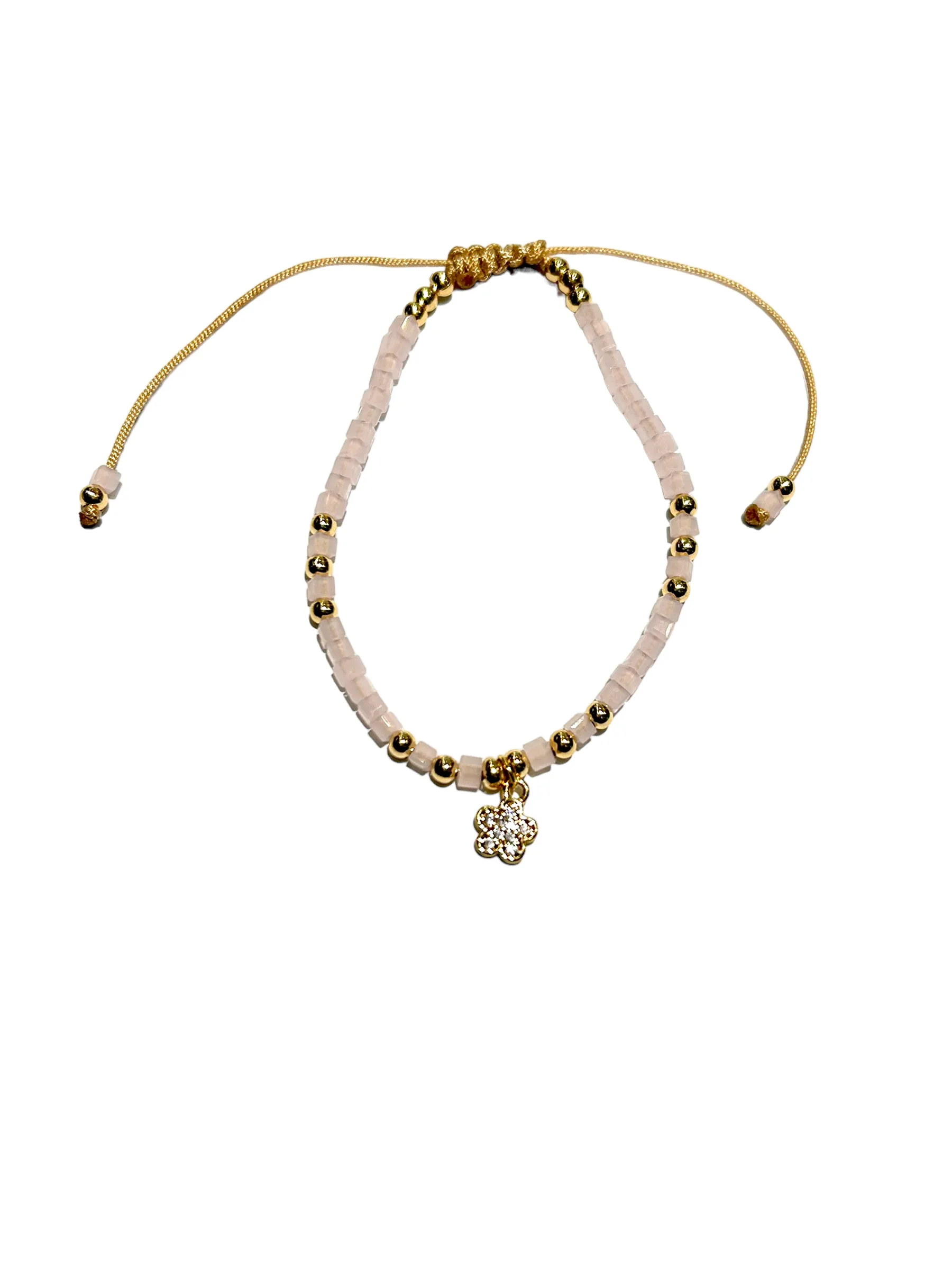 E-HC DESIGNS- Mini Crystal Bracelet With Pendant (More Colors and Pendants Available)