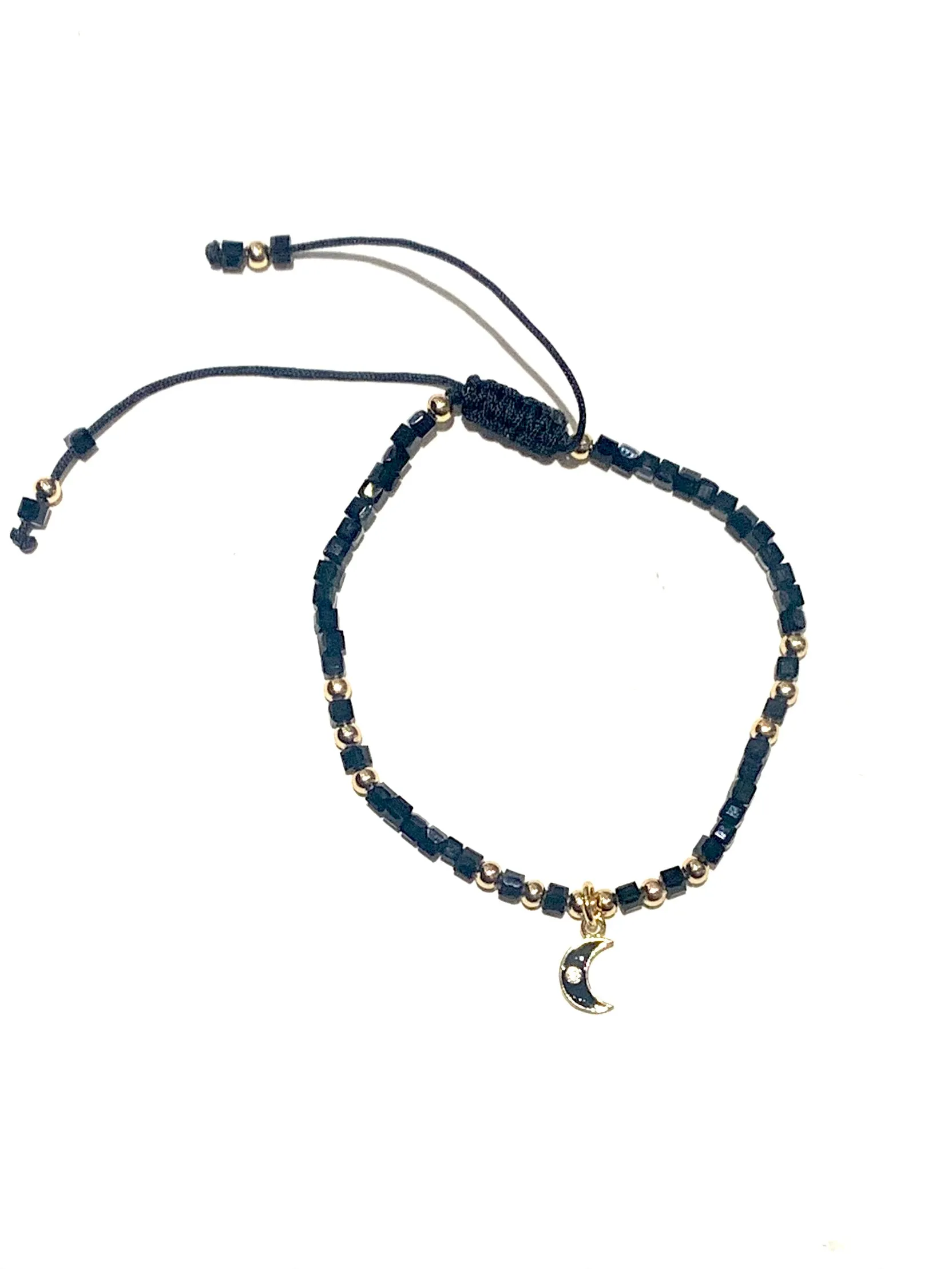E-HC DESIGNS- Mini Crystal Bracelet With Pendant (More Colors and Pendants Available)