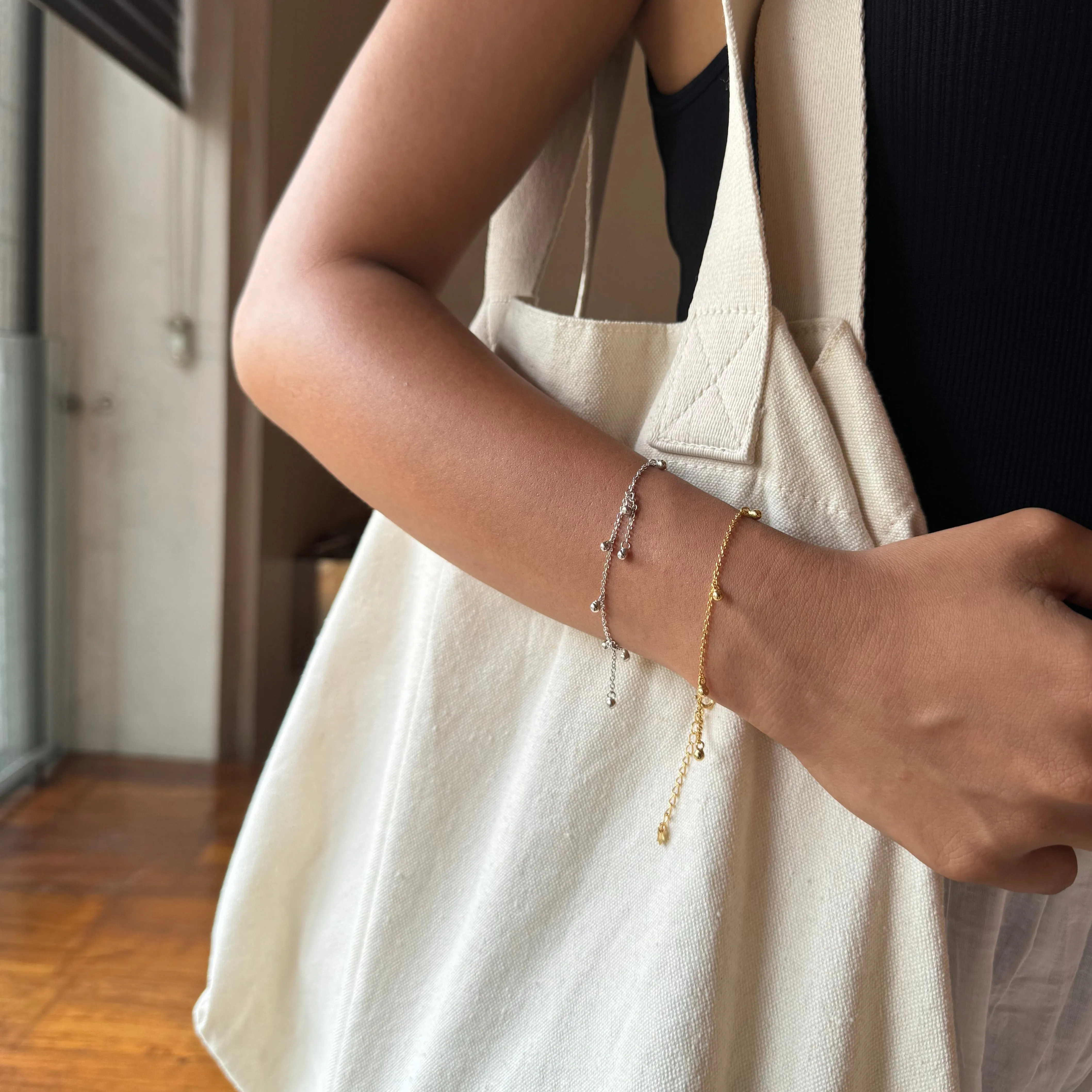 Elegant Harmony Bracelets in Sterling Silver