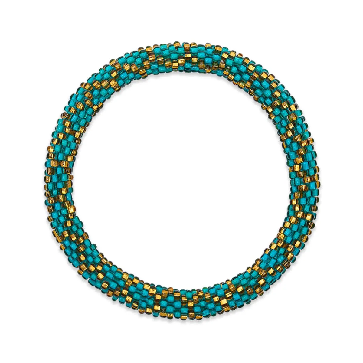 Emerald City | Himalayan Glass Bead Bracelet