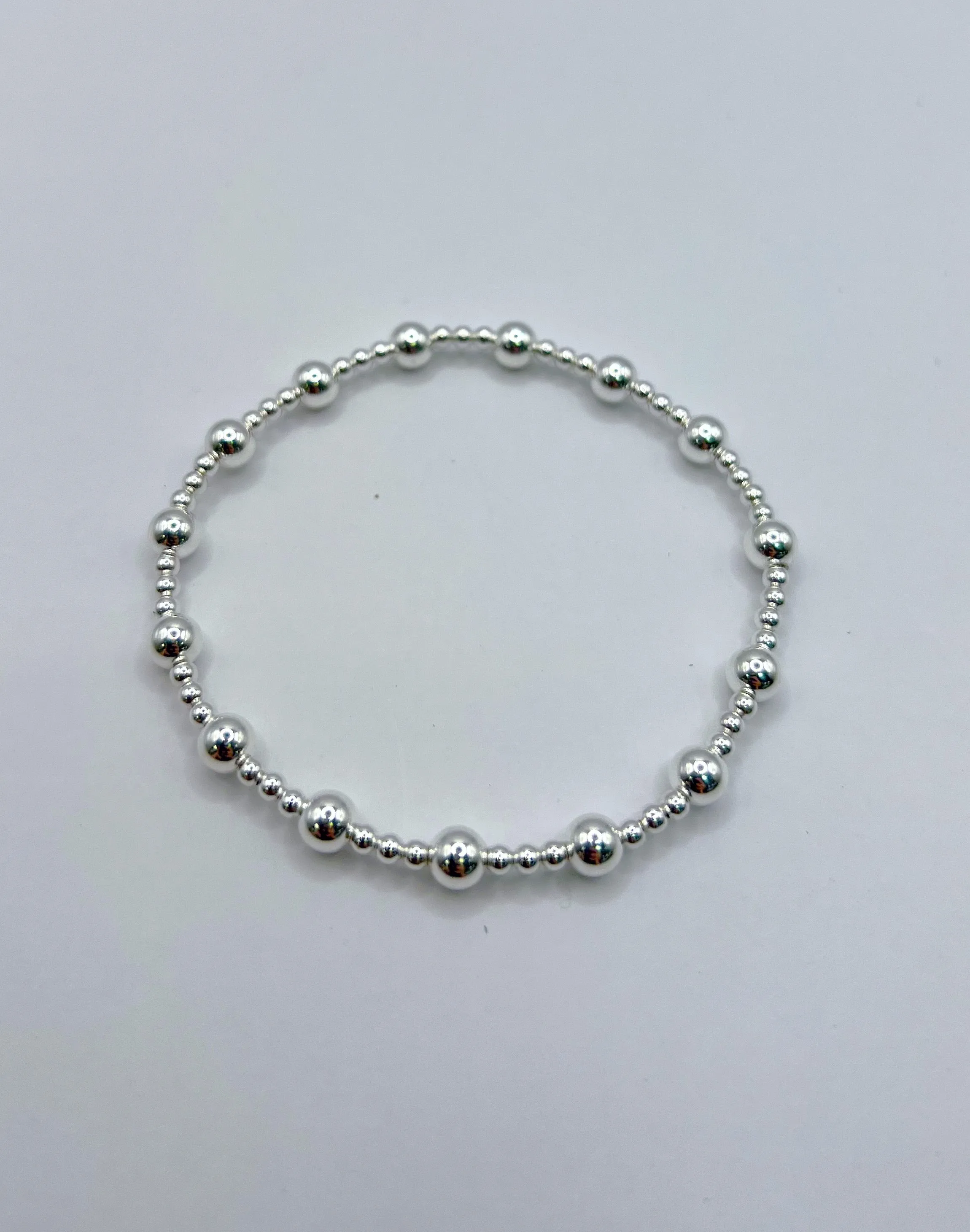 Enewton Classic Sincerity Pattern 5mm Bead Bracelet Sterling