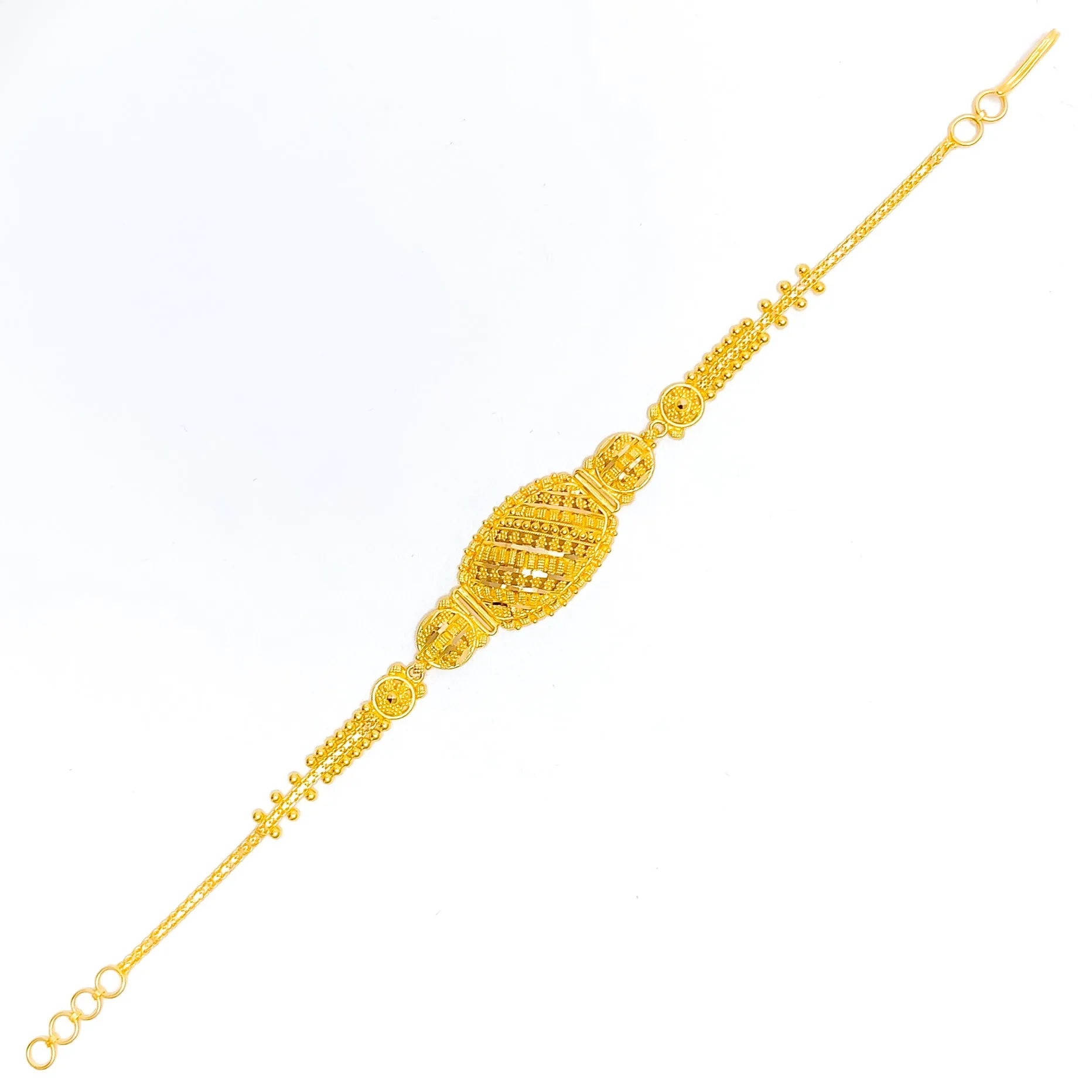 Ethereal Blooming 22k Gold Bracelet