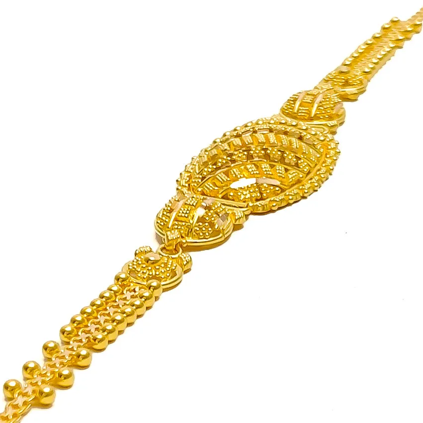 Ethereal Blooming 22k Gold Bracelet