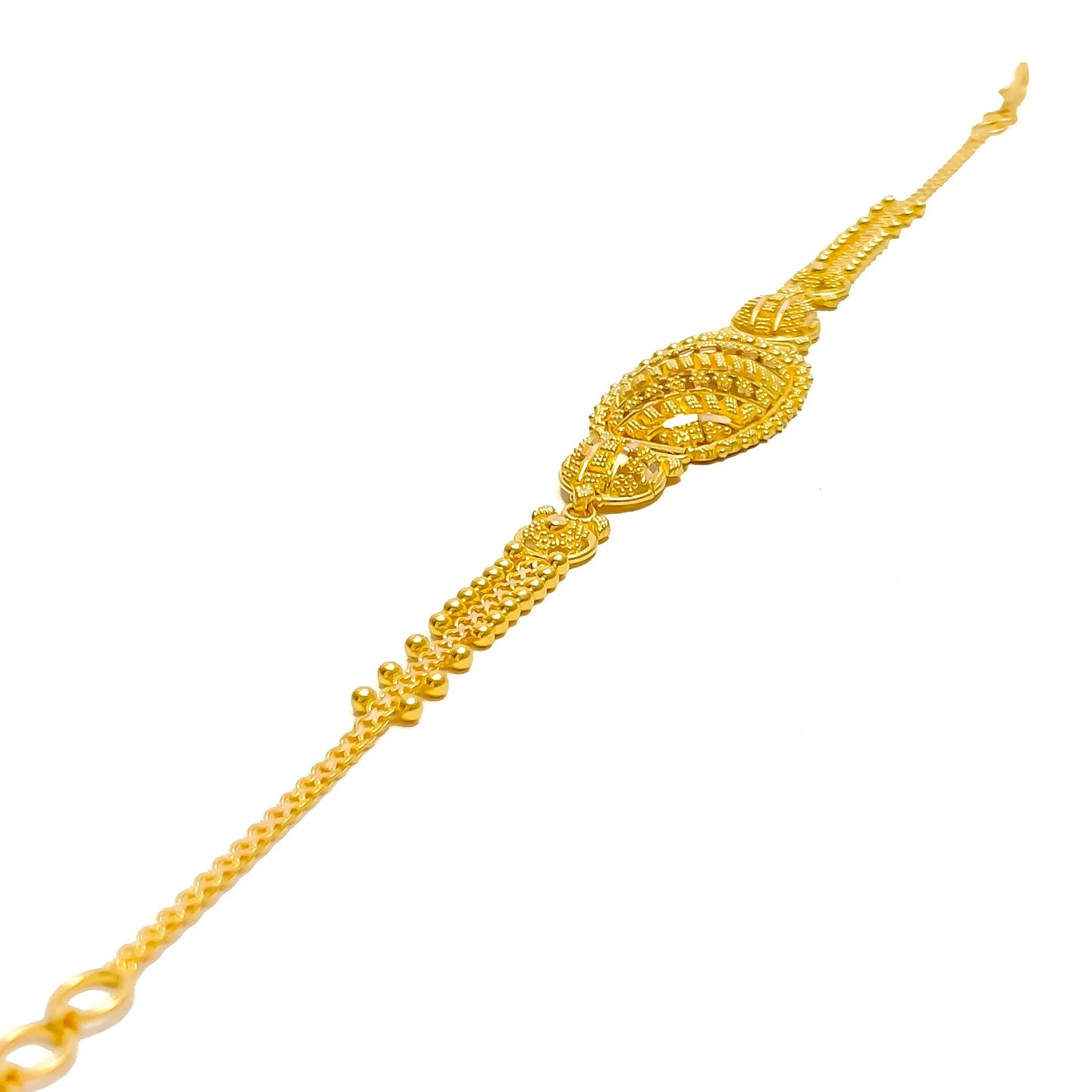 Ethereal Blooming 22k Gold Bracelet