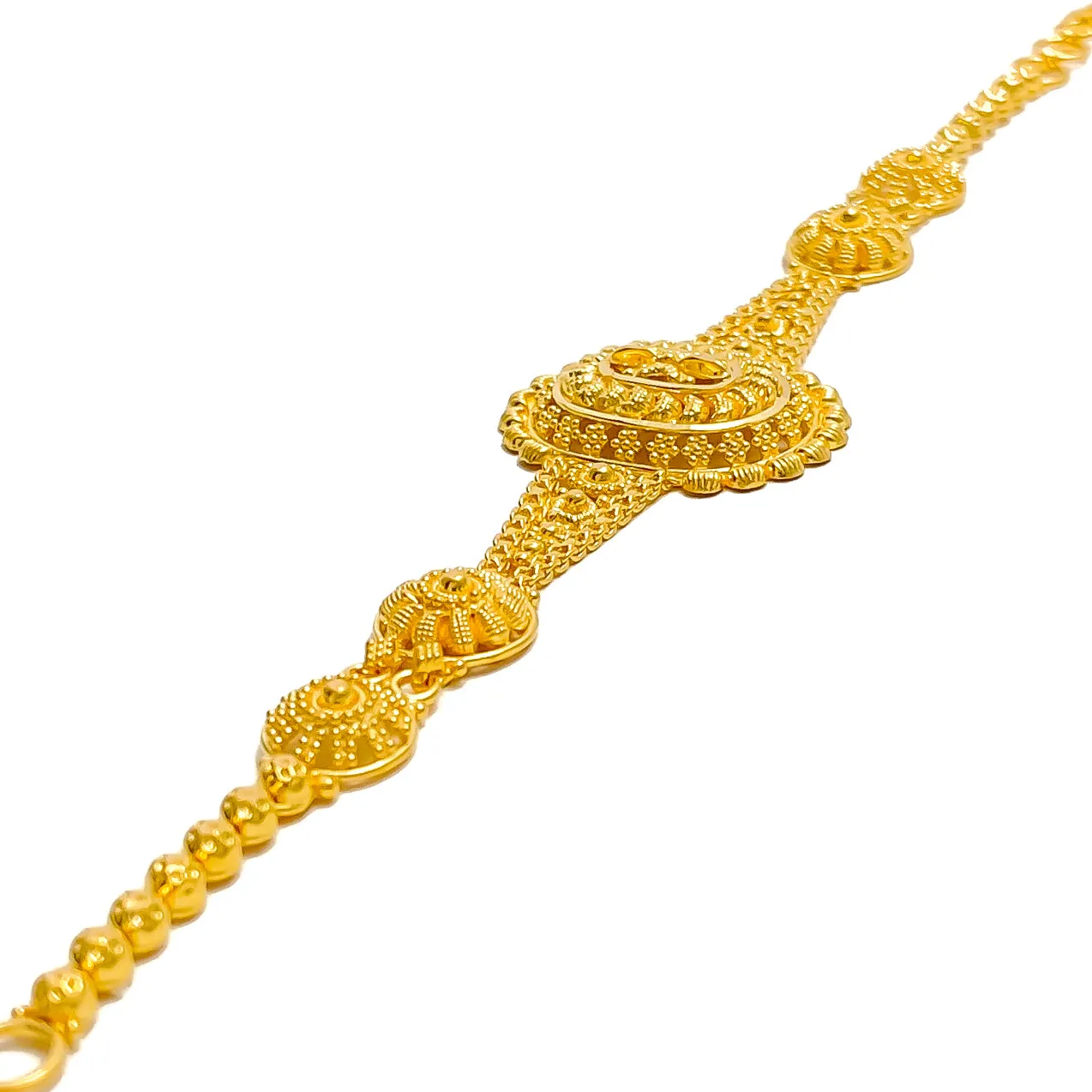 Ethereal Lovely 22k Gold Bracelet