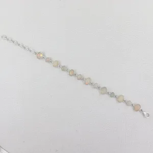 Ethiopian Opal Gemstone Sterling Silver Bracelets Jewelry