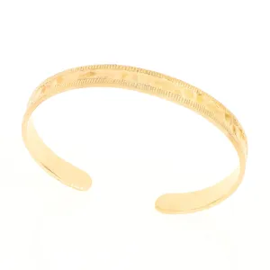 Etna hammered band bracelet