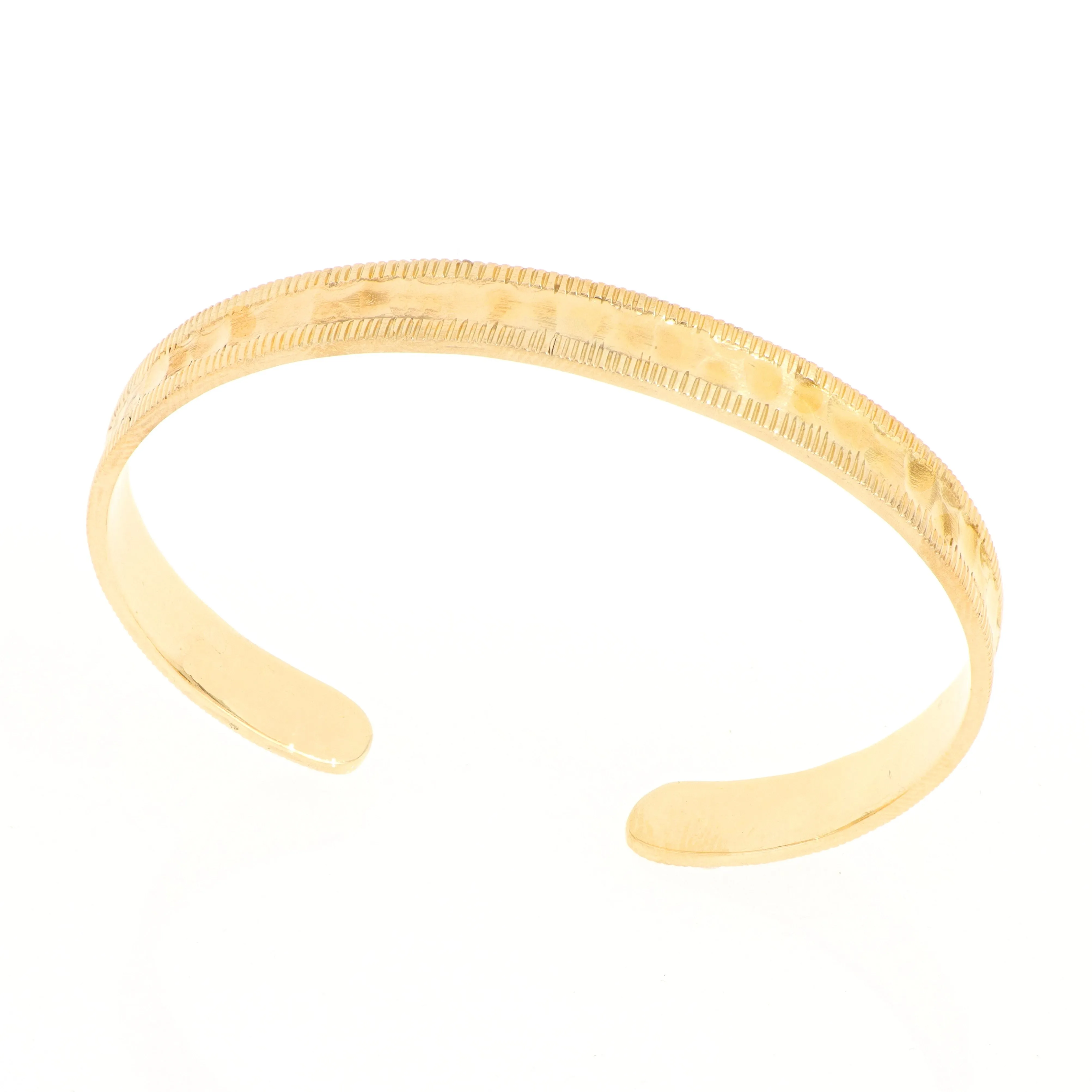 Etna hammered band bracelet
