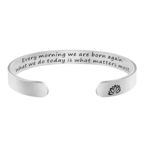Every Morning We are Born Again Quote Encouraging Gift