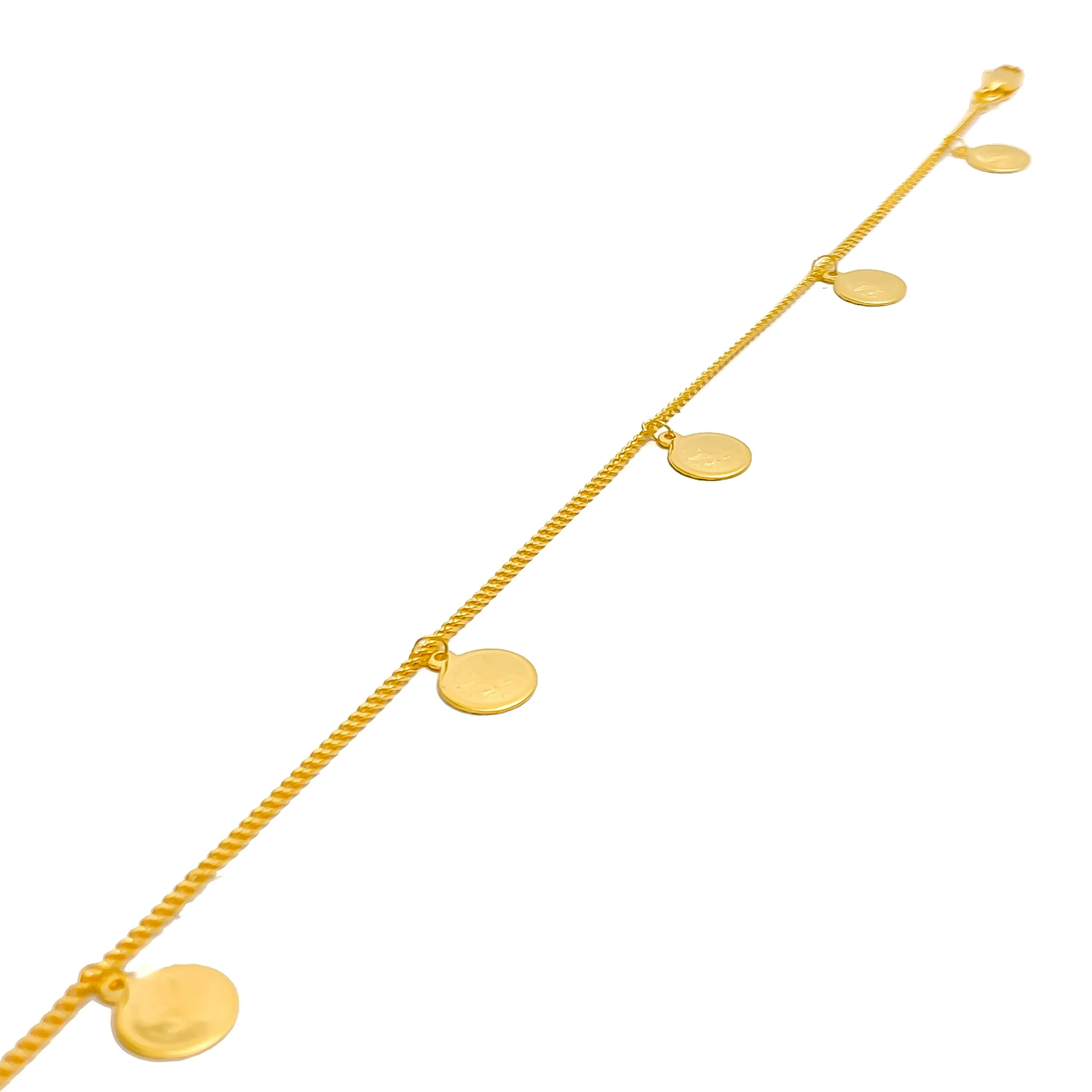 Everyday Lush 22k Gold Charm Bracelet