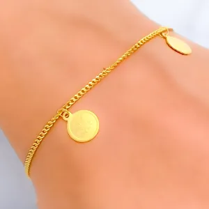 Everyday Lush 22k Gold Charm Bracelet