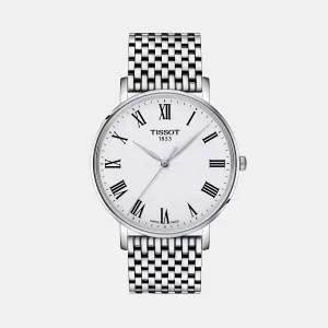 Everytime T-Classic Men Analog Silver Dial Quartz Stainless Steel Watch T1434101103300