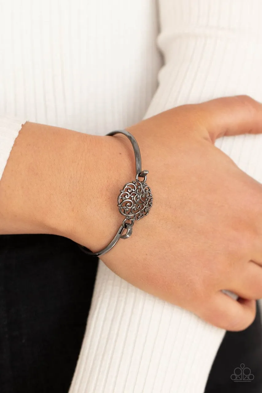 Filigree Fiesta Black Paparazzi Bracelet