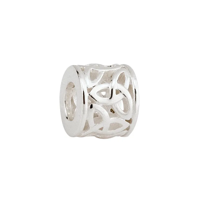 FILIGREE TRINITY KNOT TUBE BEAD