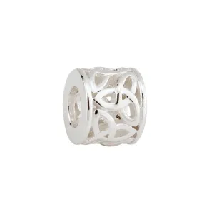 FILIGREE TRINITY KNOT TUBE BEAD