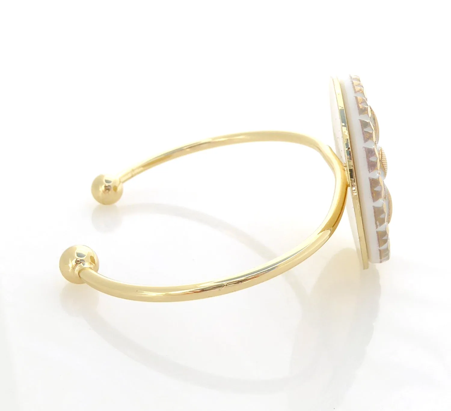 Fiore glass bangle