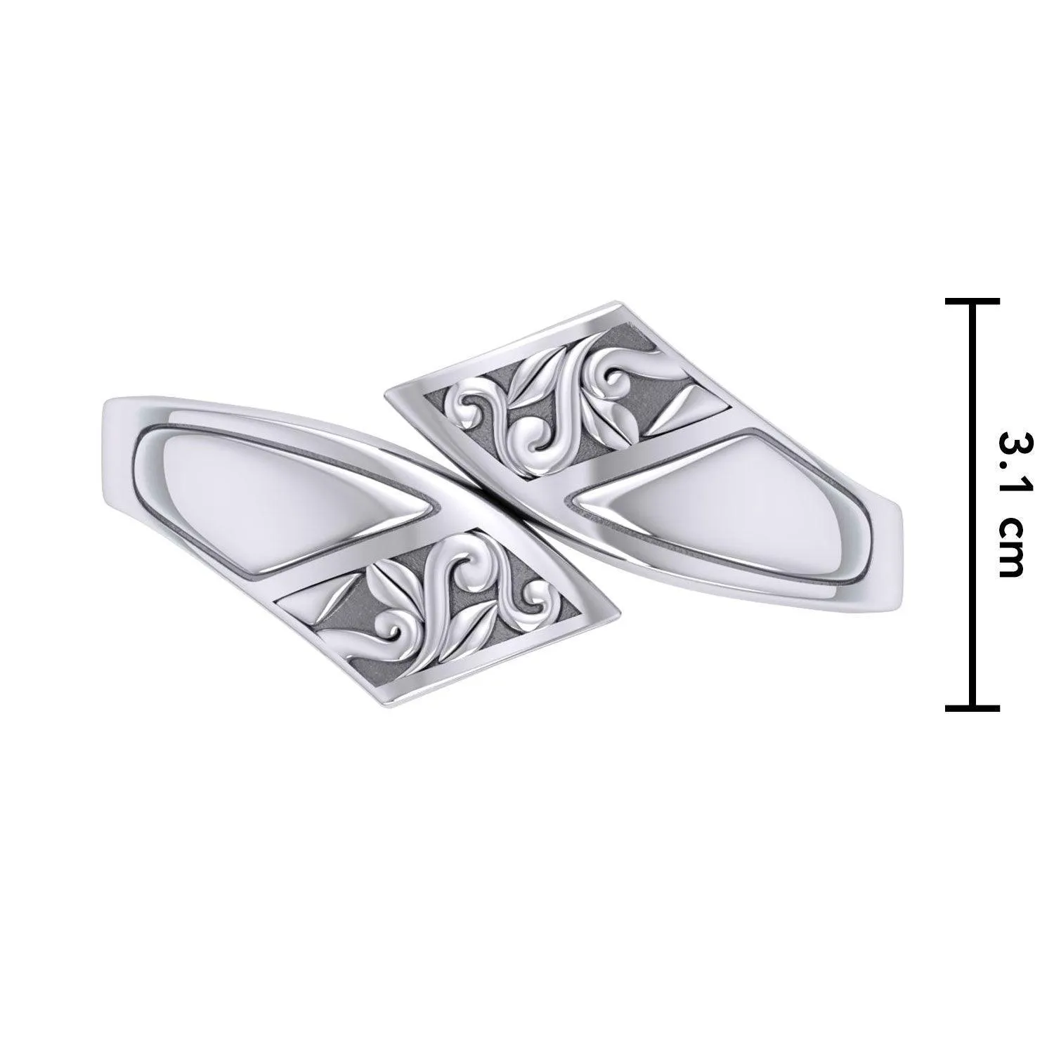 Forever’s enough ~ Celtic Knotwork Sterling Silver Cuff Bracelet TBG441