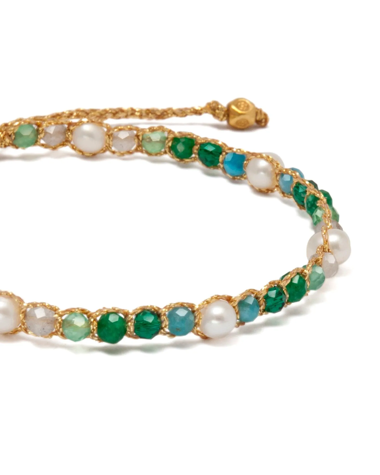 Fresh Water Pearl & Gemstone Bracelet | Symphony