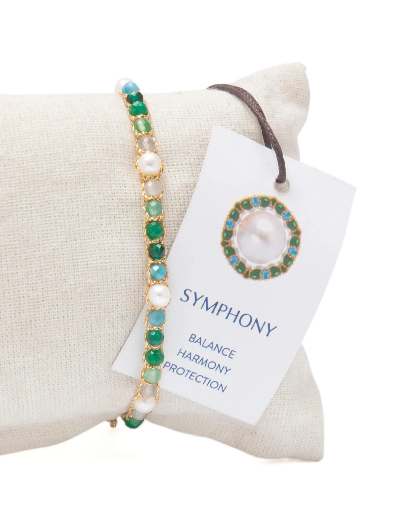 Fresh Water Pearl & Gemstone Bracelet | Symphony