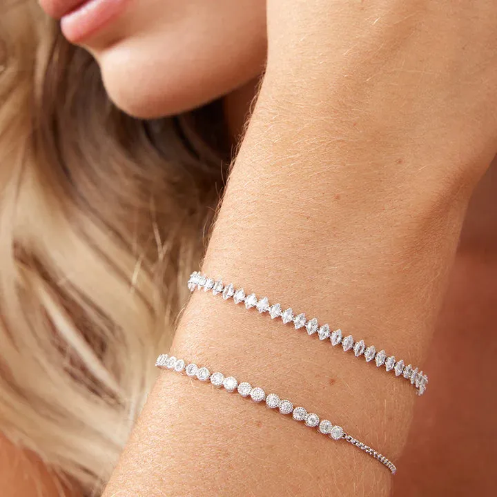 Frida Bracelet Crystal/Silver