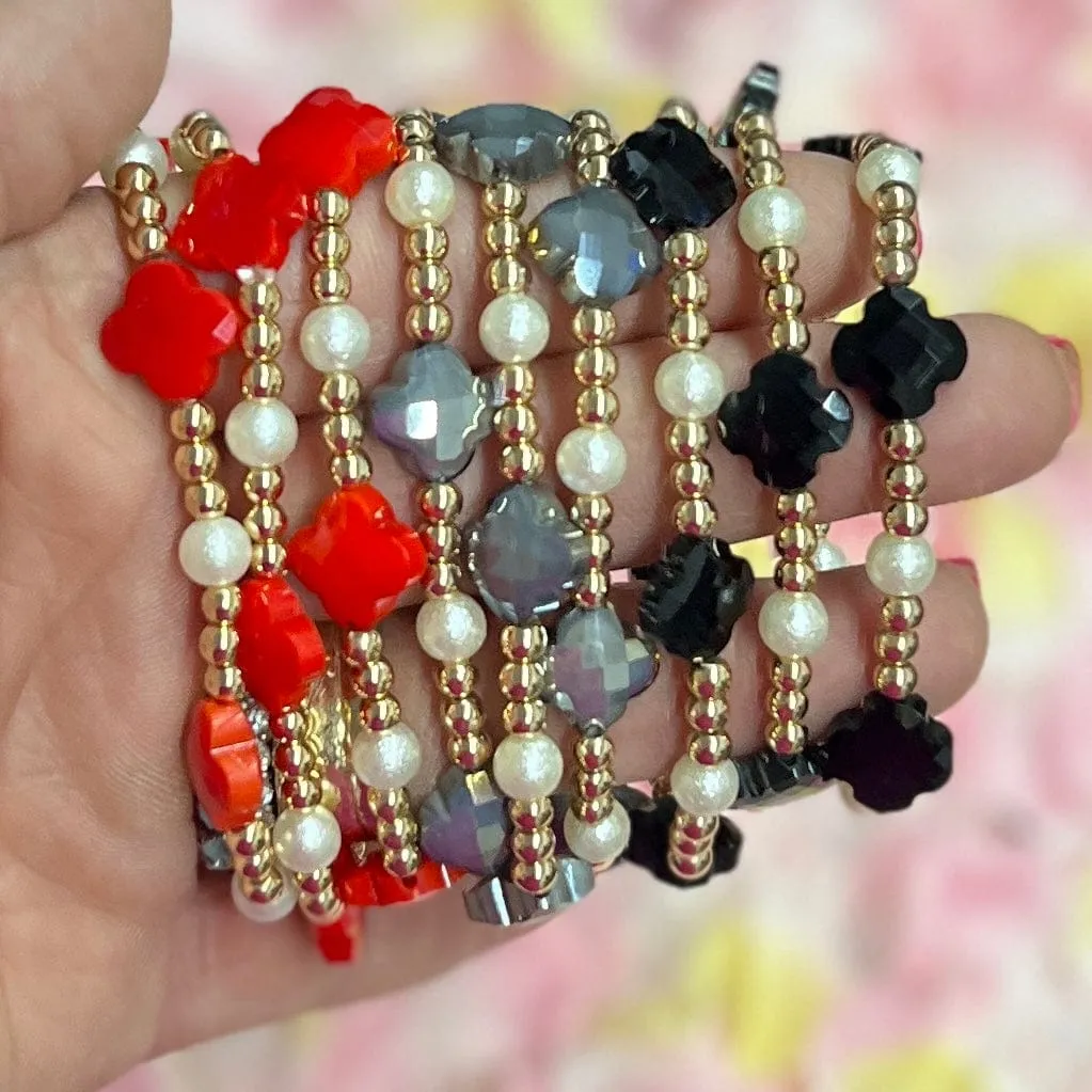 Gold Beaded Bracelets